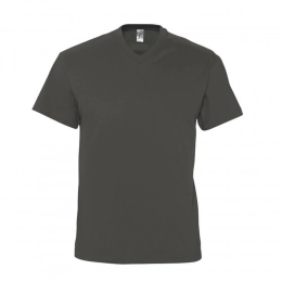 Men's V-neck Victory 150 dark grey T-shirt.