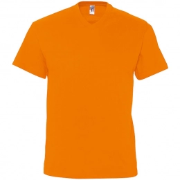 Men's V-neck Victory 150 orange T-shirt.