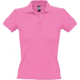 Рубашка поло женская People 210, «розовая орхидея»