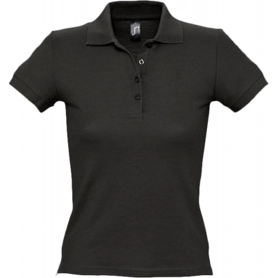 
                                                Women's polo shirt People 210, black
                                                