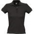 Women's polo shirt People 210, black