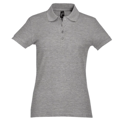 
                                                Women's Passion 170 polo shirt, grey melange
                                                