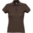 Women's Passion 170 polo shirt, chocolate brown