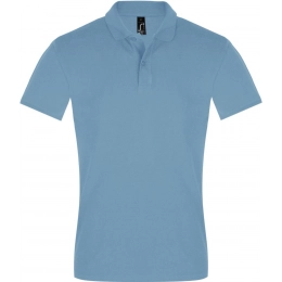 Рубашка поло мужская Perfect Men 180 голубая