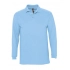 Men's long-sleeved polo shirt Winter II 210 blue