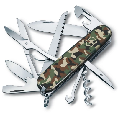 
                                            Huntsman 91 penknife, green camouflage
                                            