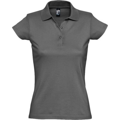 
                                                Prescott Women 170 women's polo shirt, dark gray.
                                                