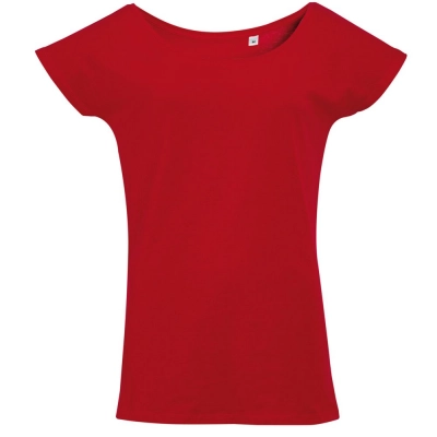
                                                Women's Marylin T-shirt, red
                                                