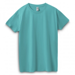 Imperial 190 T-shirt, Caribbean blue.