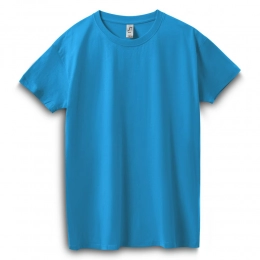 Imperial 190 T-shirt, bright turquoise.