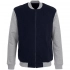 College bomber jacket, dark blue