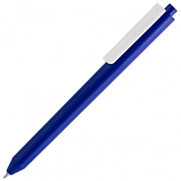Ballpoint pen Pigra P03 Mat, dark blue with white