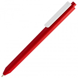 Ballpoint pen Pigra P03 Mat, red with white