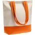 Shopaholic canvas bag, orange