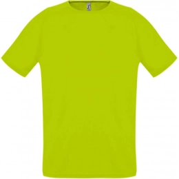 Футболка унисекс Sporty 140, зеленый неон