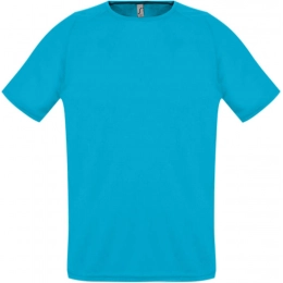 Unisex Sporty 140 turquoise T-shirt.