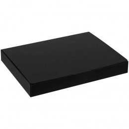 Flacky Slim Self-Assembly Box, black