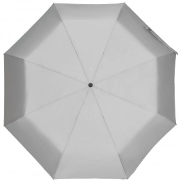 Manifest folding umbrella with reflective dome, gray