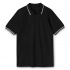 Virma Stripes polo shirt, black