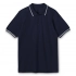 Virma Stripes polo shirt, dark blue