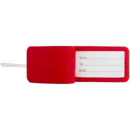 Dorset luggage tag, red