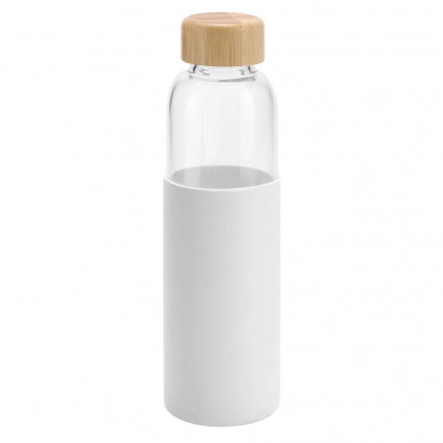 
                                            Dakar water bottle, transparent with white
                                            