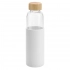 Dakar water bottle, transparent with white