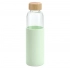 Dakar water bottle, transparent with green