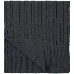 Heat Trick black melange scarf.
