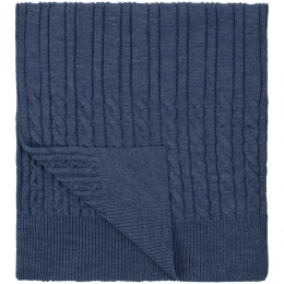 Heat Trick scarf, blue melange