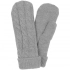 Mittens Heat Trick, light gray melange