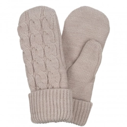 Mittens Heat Trick, beige melange