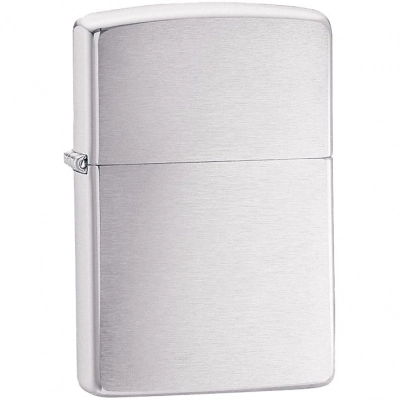 
                                            Zippo Armor Brushed Matte Silver Lighter.
                                            