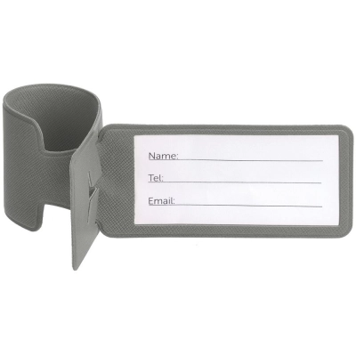 
                                            Devon luggage tag, grey
                                            