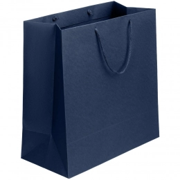 Porta paper bag, large, dark blue