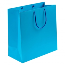 Porta paper bag, large, blue