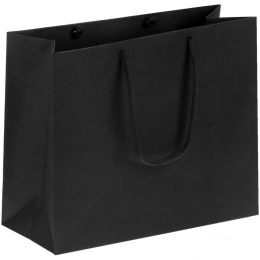 Porta paper bag, small, black