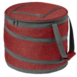 Folding thermos bag Coast, burgundy