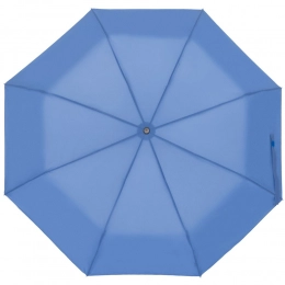 Folding umbrella Manifest Color with reflective dome, blue
