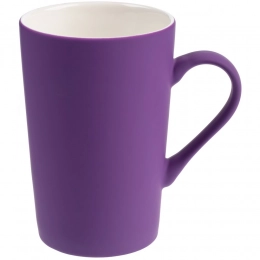 Best Noon mug with soft-touch coating, purple