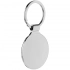 White Circle Keychain