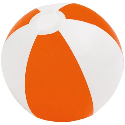 
                                                Inflatable Beach Ball Cruise, orange and white
                                                