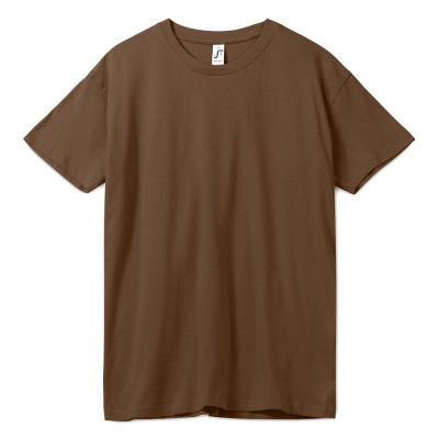 
                                                Unisex Regent 150 T-shirt, brown.
                                                
