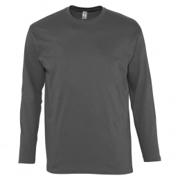 Long-sleeved Monarch 150 t-shirt, dark gray.