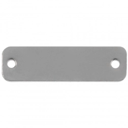 Шильдик металлический Alfa, прямоугольный