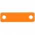 Metallic sign Alfa Liten, orange neon.