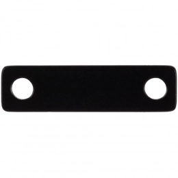 Metallic sign Alfa Liten, black.