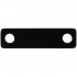 Metallic sign Alfa Liten, black.