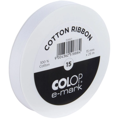
                                            Colop E-mark 15 ribbon, white
                                            