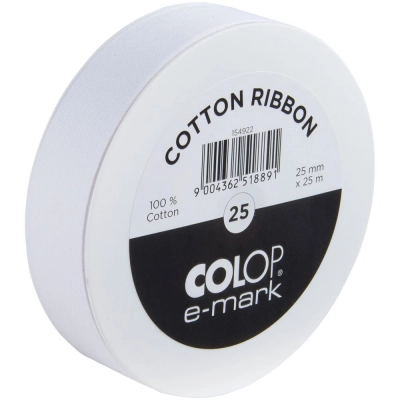 
                                            Colop E-mark 25 ribbon, white
                                            